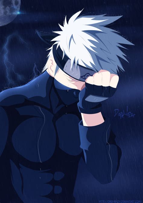 Kakashi Sadness By Darkmaza On Deviantart