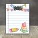 Rectangle 8x10 Hardboard Sublimation Teacher Notes Board Digital Design