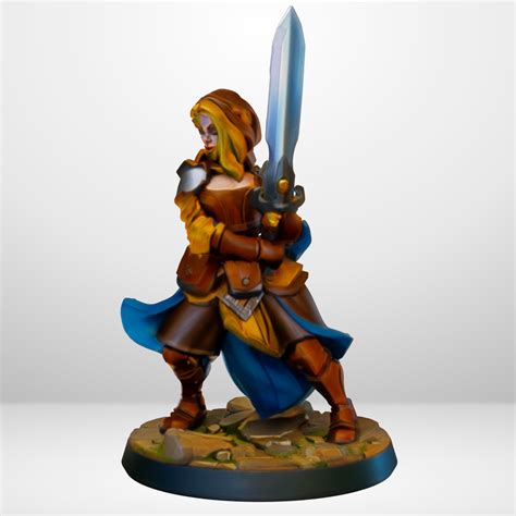 Hot Goblin Female Knight B On Base