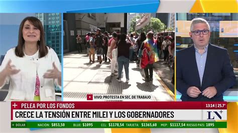 Pelea Por Los Fondos Crece La Tensión Entre Milei Y Los Gobernadores Youtube