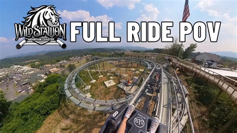 The Wild Stallion Mountain Coaster Full Ride POV Skyland Ranch