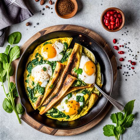 Cookaifood Spiced Omelette With Spinach