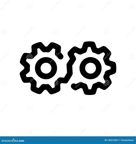 Devops Icon On A White Background Stock Vector Illustration Of