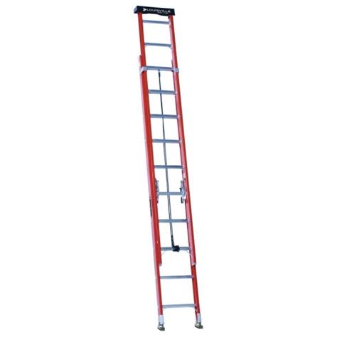 Louisville Ladder 20 Ft Fiberglass Extension Ladder With Protop Type