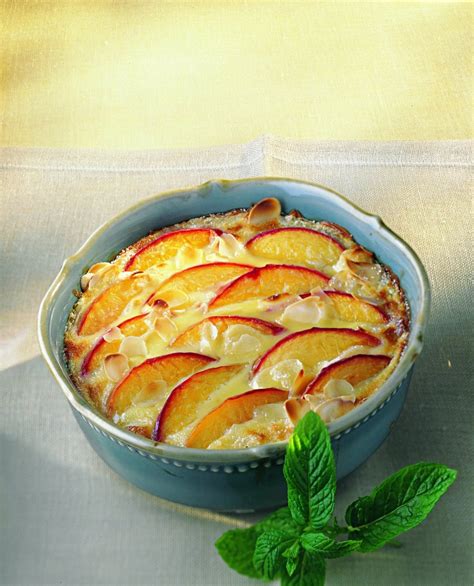 Recette Gratin De P Ches La Cr Me Damandes Marie Claire