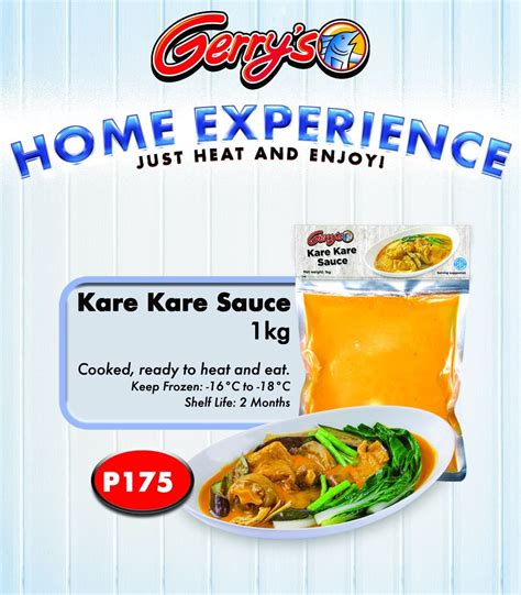 Gerrys Grill Kare Kare Sauce 1kg Lazada Ph