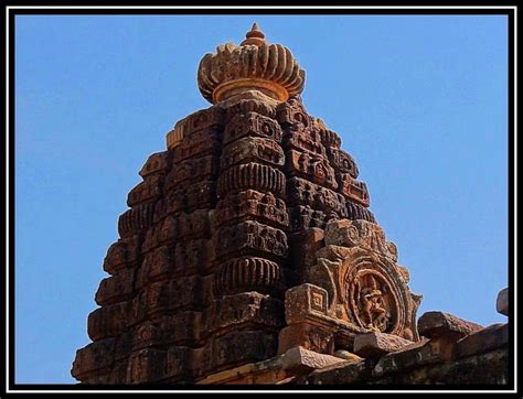 Curvilinear Shikhara (the tower) on the Garbha griha (inner sanctum sanctorum), Hucchimalli ...