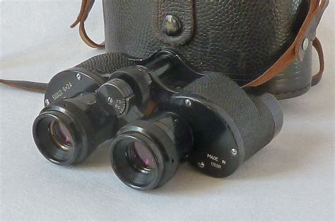 Komz Ussr Bnu X Porro Prism Binoculars And Case Catawiki