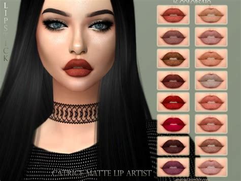 ANGISSI S Lipstick Catrice Matte Lip Artist In 2024 Sims 4 Sims