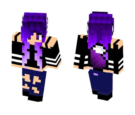 Download purple girl Minecraft Skin for Free. SuperMinecraftSkins