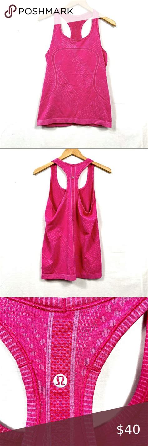 New Swiftly Tech Racerback Jewelled Magenta 10 Strappy Tank Tops