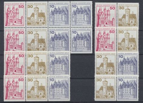 Berlin Michel Nr W 61 W 66 H Blatt 18 Postfrisch MNH