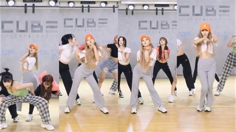 Dumdi Dumdi G I Dle Dance Practice Mirrored Soyeon Focus Youtube