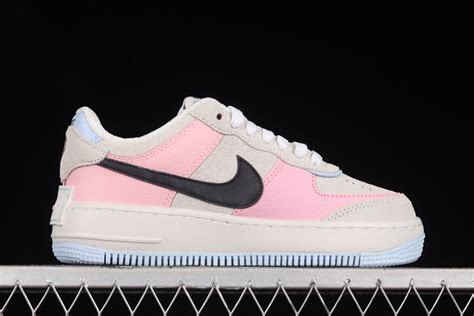 DX3358 100 Nike WMNS Air Force 1 Shadow Hoops White Blue Pink