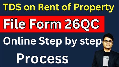 Form Qc Online Filing How To Pay Tds On Rent Online How To File