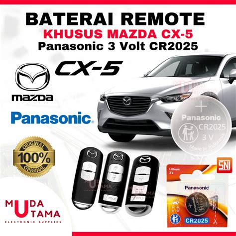 Jual Baterai Remote Mobil Mazda Cx Original Panasonic Cr Volt