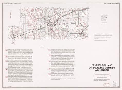 General Soil Map St Francis County Arkansas Library Of Congress