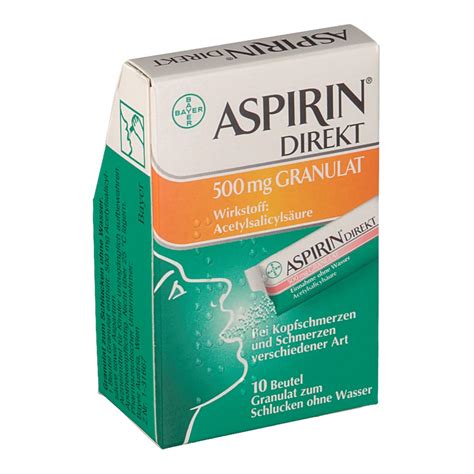 Aspirin Direkt Mg Shop Apotheke At