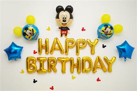 Book This Simple Yet Elegant Mickey Mouse Birthday Surprise Decor For