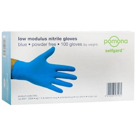 Buy Nitrile Powder Free Blue Gloves 100 Pk