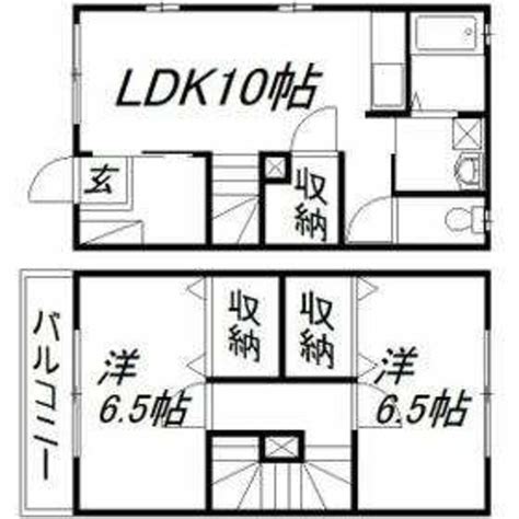 東海道本線（jr東海） 天竜川駅 地上2階建て 築22年 静岡県浜松市中央区青屋町 64万円／2ldk 洋室6．5・洋室6．5