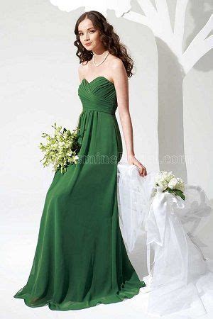 B2078 Long Sweetheart Neckline Poly Chiffon Bridesmaid Dress