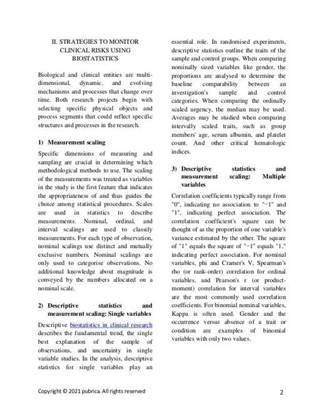 Effective Strategies To Monitor Clinical Risks Using Biostatistics