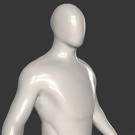 Male Base Mesh 3d Model 30 Stl Obj Unknown Fbx Blend Free3d