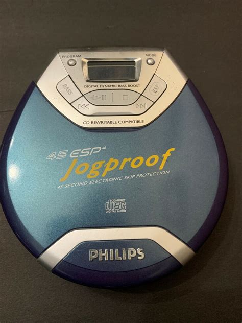 Philips Jogproof Portable Cd Player Ax5027 Ax502717 Blue 45 Esp4 For Sale Online Ebay