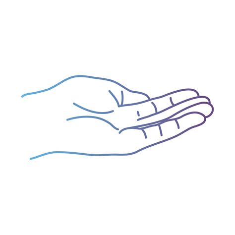 Line Person Hand With Finger And Figures 635751 Vector Art At Vecteezy