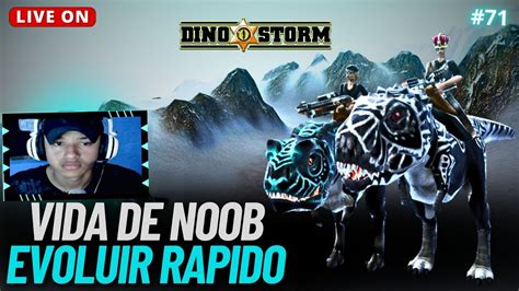 DINO STORM AO VIVO VIDA DE NOOB DICAS DE COMO EVOLUIR RÁPIDO PT