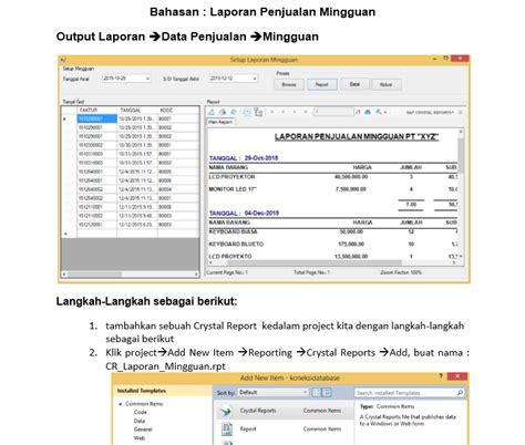 Panduan Lengkap Membuat Laporan Dengan Crystal Report Di Vb Riset