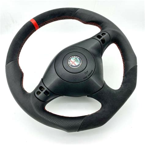 Tuning Aplati Alcantara Volant Cuir Alfa Romeo Gt Ebay