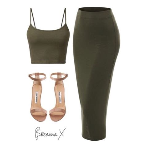 Olive Green Nude Fashion Outfits Womens Fashion Cute Outfits