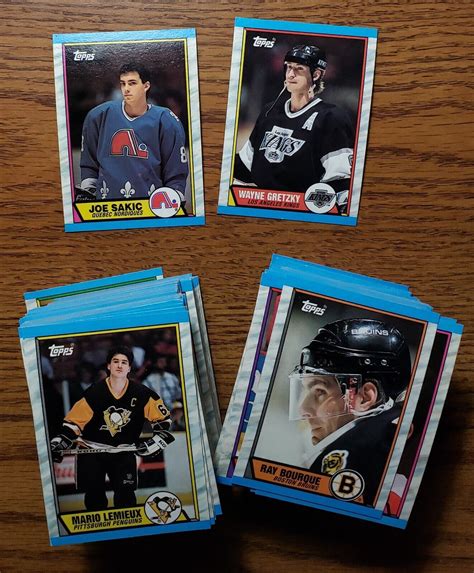 Topps Hockey Complete Set Joe Sakic Leetch Rc Gretzky