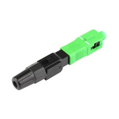 Conector Fast R Pido Fibra Ptica Verde Sc Apc Unid