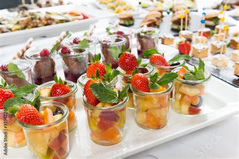 Fingerfood Buffet In Der Gastronomie Stock Photo Adobe Stock