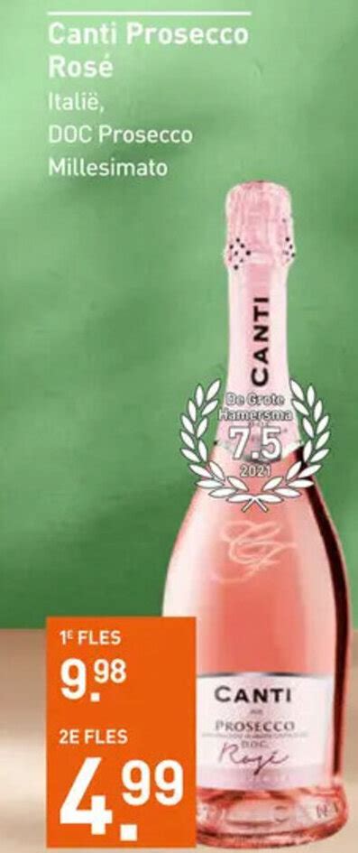 Canti Prosecco Rosé aanbieding bij Gall Gall