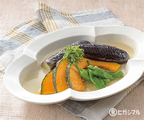 野菜の揚げびたしのレシピ・作り方｜和食がいっぱい。ヒガシマルレシピ｜【ヒガシマル醤油】