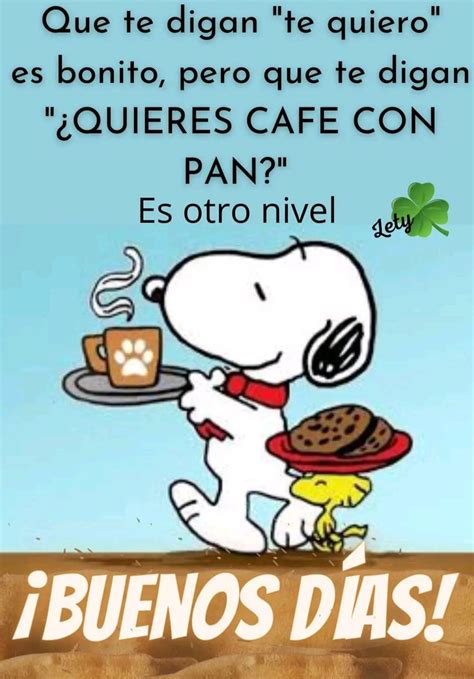 Pin De Kattia Herrera Vincenti En Cuadritos Buenos Dias Con Snoopy