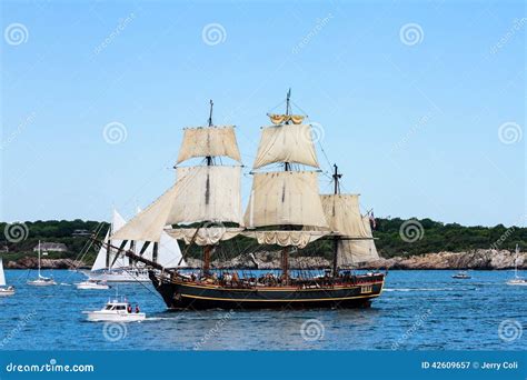 Hms Bounty In Newport Parade Of Sail Editorial Photography Image Of