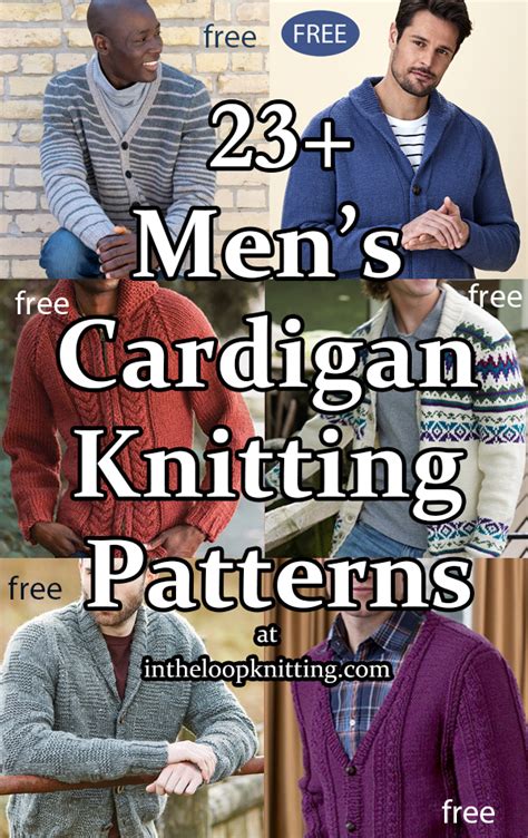 Men S Cardigan Knitting Patterns In The Loop Knitting