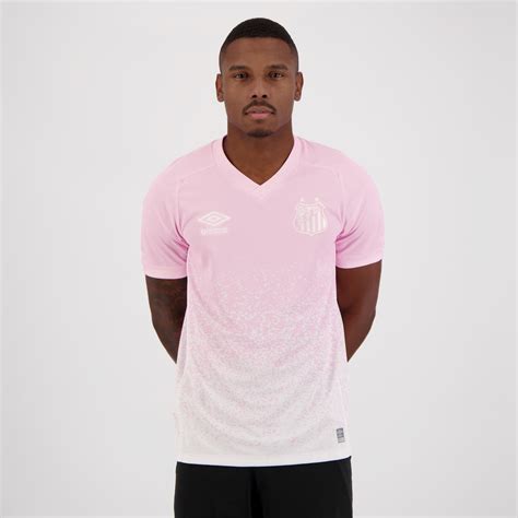 Camisa Umbro Santos Outubro Rosa Futfanatics