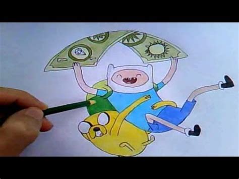 Como Desenhar Finn Jake Hora de Aventura Desenha fácil YouTube