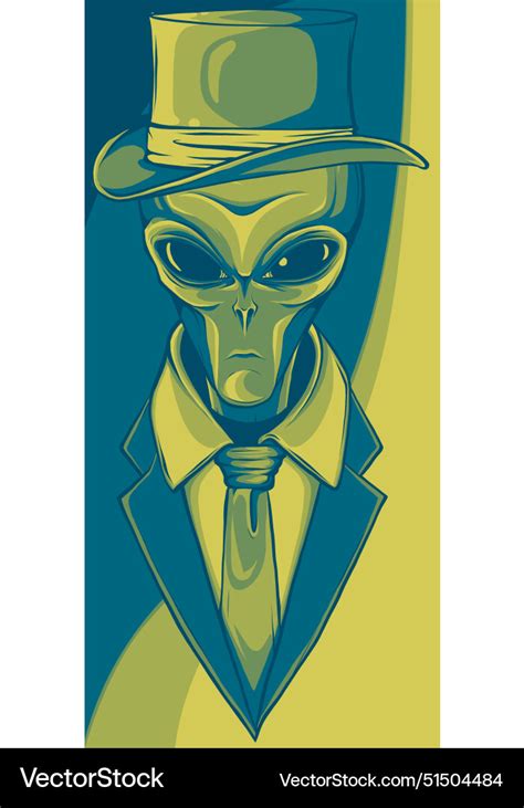 alien  suit  white royalty  vector image