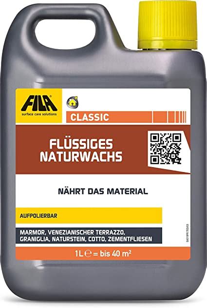 Fila Classic Fl Ssiges Naturwachs F R Cotto Marmor Naturstein Und