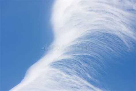 Blue Sky With Strange Cloud Stock Image Image Of View Wave 10413281