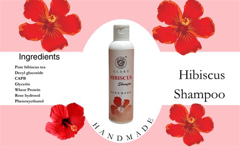 Clary Naturals Hibiscus Shampoo Improves Hair Growth Maintains Scalp Ph Mild And Chemical