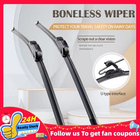 Universal U Type Car Rubber Wiper Blade Banana Type Front Wiper High