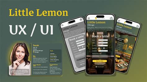 Little Lemon UX / UI Design | Figma